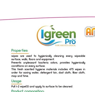 Dosage (Igreen Pro Wipes Usage)